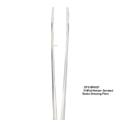 318 Foil/Meriam Serrated Beaks Dressing Pliers - Fortec