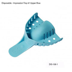 Impression Tray #1 Upper Blue Sac of 12 pcs - Fortec