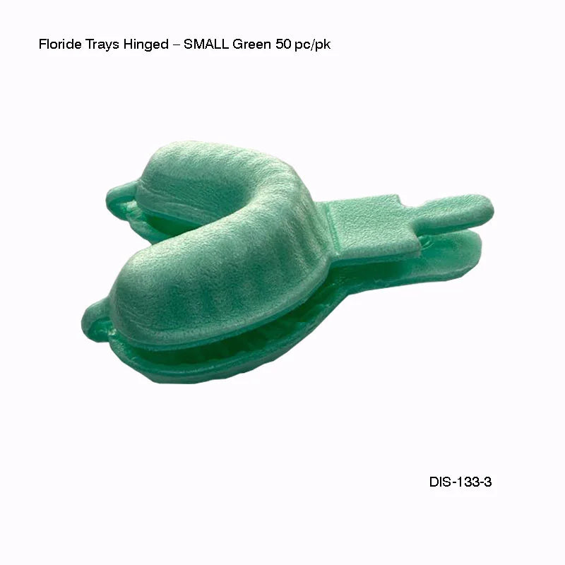 Floride Trays Hinged – SMALL Green (50 pc/pk) - Fortec 