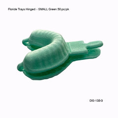 Floride Trays Hinged – SMALL Green (50 pc/pk) - Fortec 