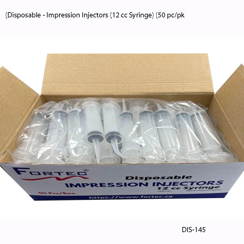 mpression Injectors (12 cc Syringe) (50 pc/pk) - Fortec 