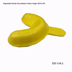 Floride Trays Single – MEDIUM Yellow (100 pc/pk) - Fortec 