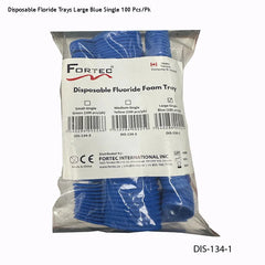 Floride Trays Single – LARGE Blue (100 pc/pk) - Fortec 