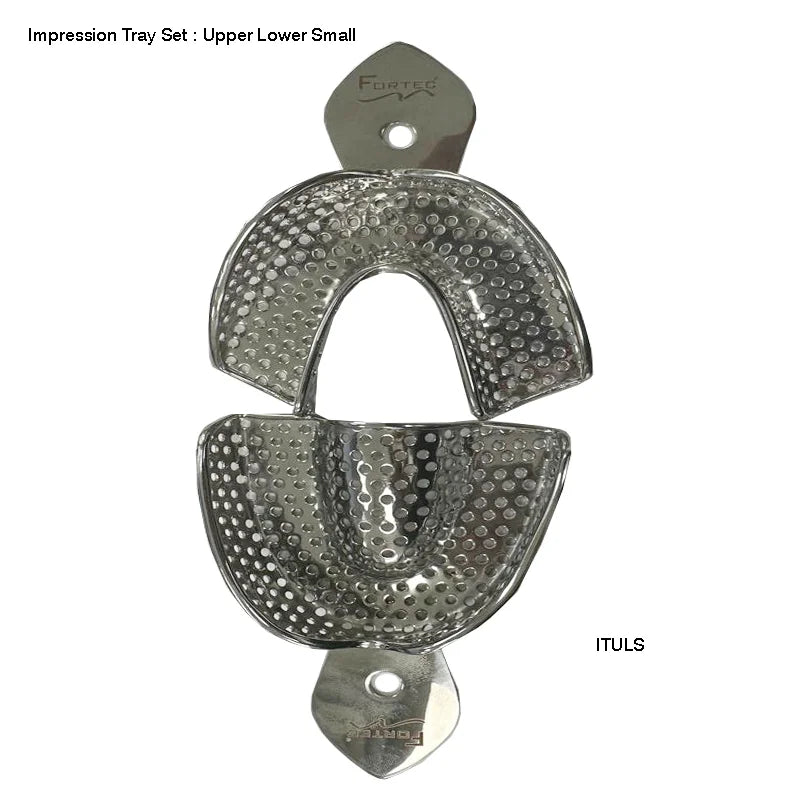 Impression Tray Set : Small Upper Lower - Fortec 