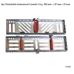 Capsule series – 3 pc Detachable Instrument Cassette Tray