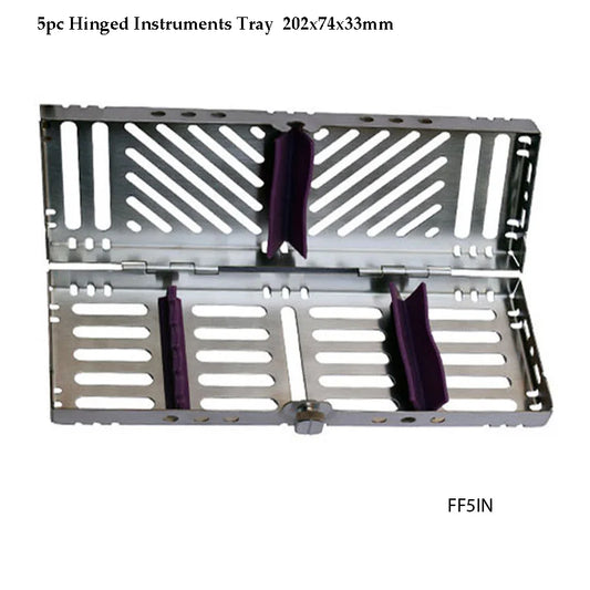 Capsule series – 5 pc Hinged Instruments Tray