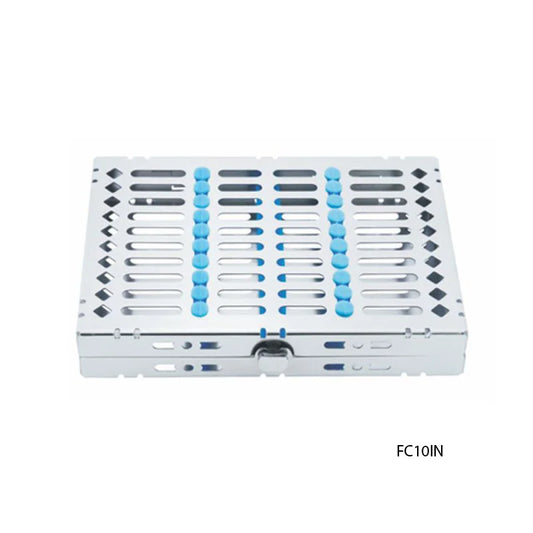 Classic series – 10 pc Hinged Instrument Cassette Tray