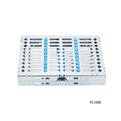 Classic series – 10 pc Hinged Instrument Cassette Tray