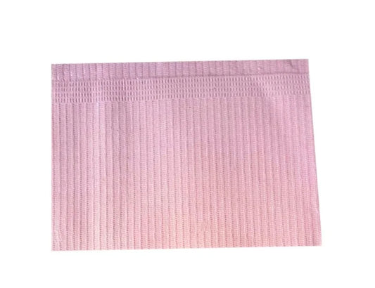 Dental Bib No Tie, Latex Free 2Ply Paper +1 Ply Film 7.2 g - Fortec 