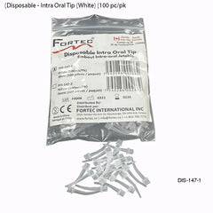 Disposable Intra Oral Tip White 100 Pcs/Pk - Fortec 