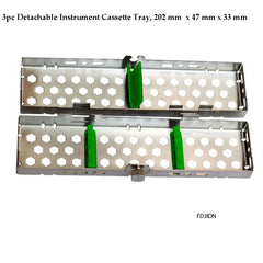 Hexagon series – 3 pc Detachable Instrument Cassette Tray