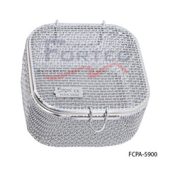 Micro Mesh Tray with Lid 90 mm x 90 mm x 50 mm - Fortec 