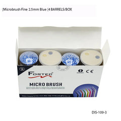 Microbrush Fine 2.5 MM (Light Blue) (4 pc/pk) - Fortec 