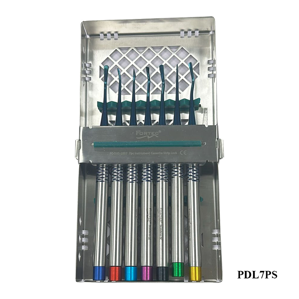 SET OF 7 PDL ELEVATORS (BLUE TIPS) - Fortec 