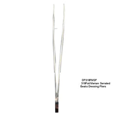 318 Foil/Meriam Serrated Beaks Dressing Pliers - Fortec 