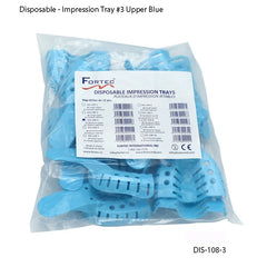 Impression Tray #3 Upper Blue Sac of 12 pcs - Fortec 